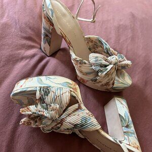 Loeffler Randall Floral Platform Heels
